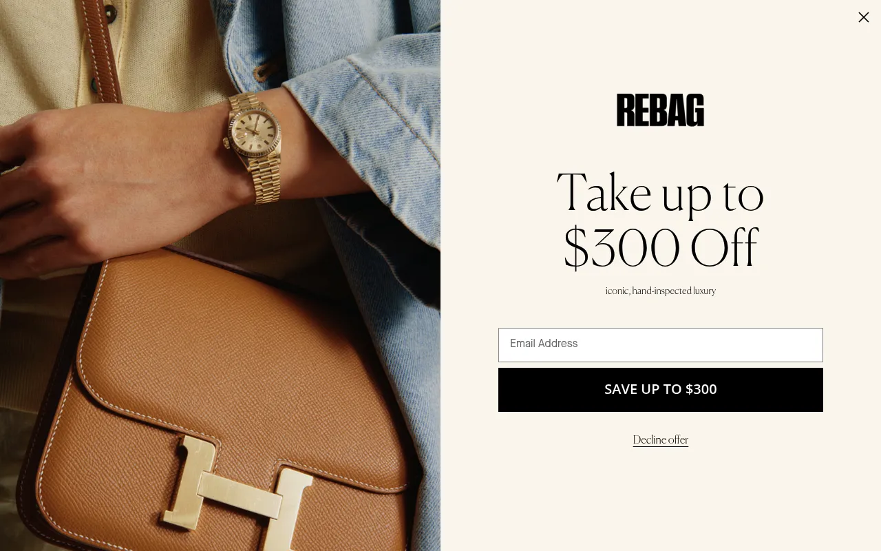 Rebag screenshot
