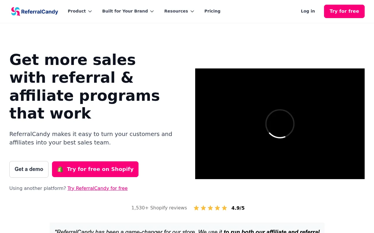 ReferralCandy screenshot