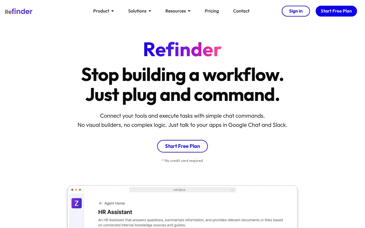 Refinder screenshot