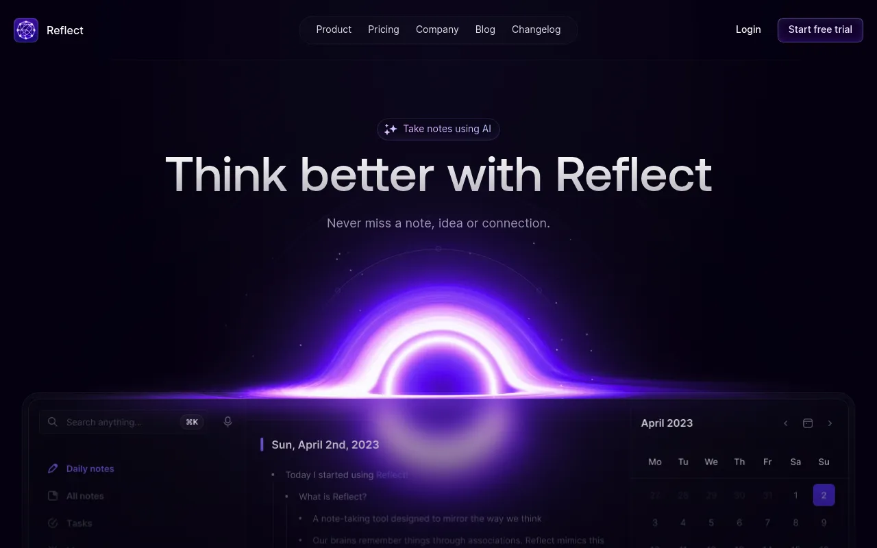 Reflect screenshot