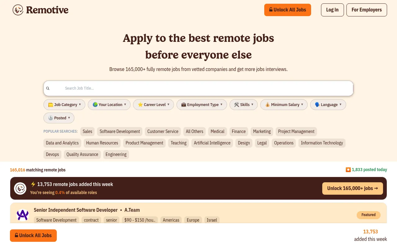 Remotive screenshot