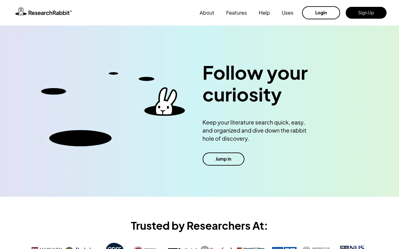 ResearchRabbit screenshot