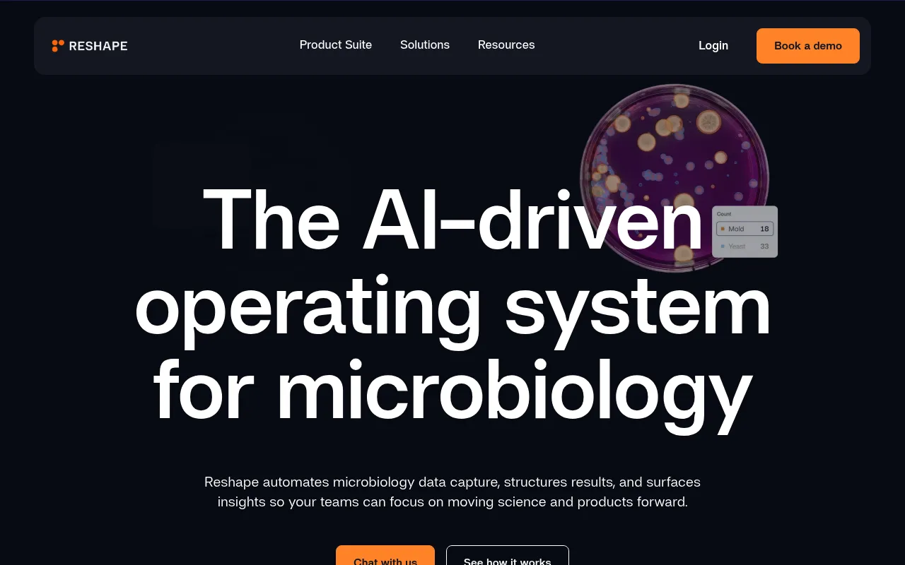 Reshape Biotech screenshot