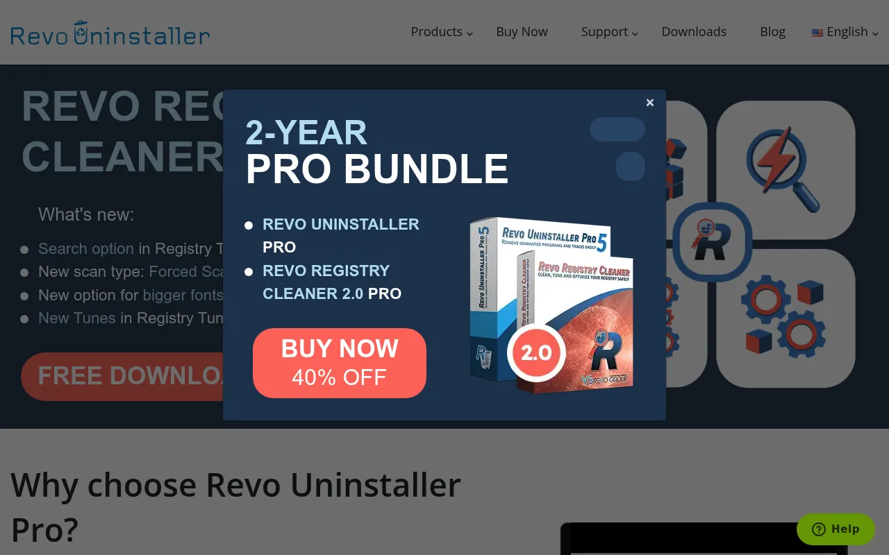 Revo Uninstaller Pro screenshot
