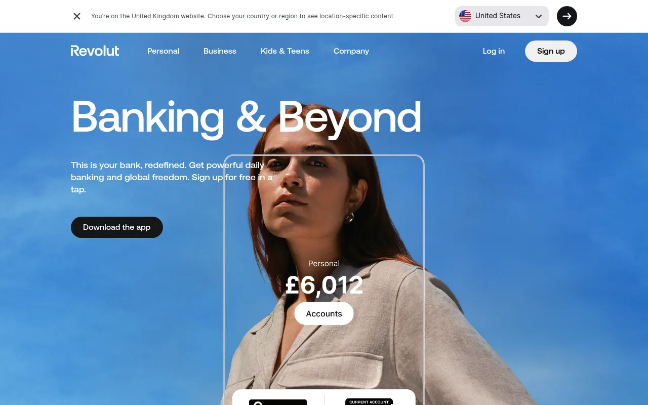 Revolut screenshot
