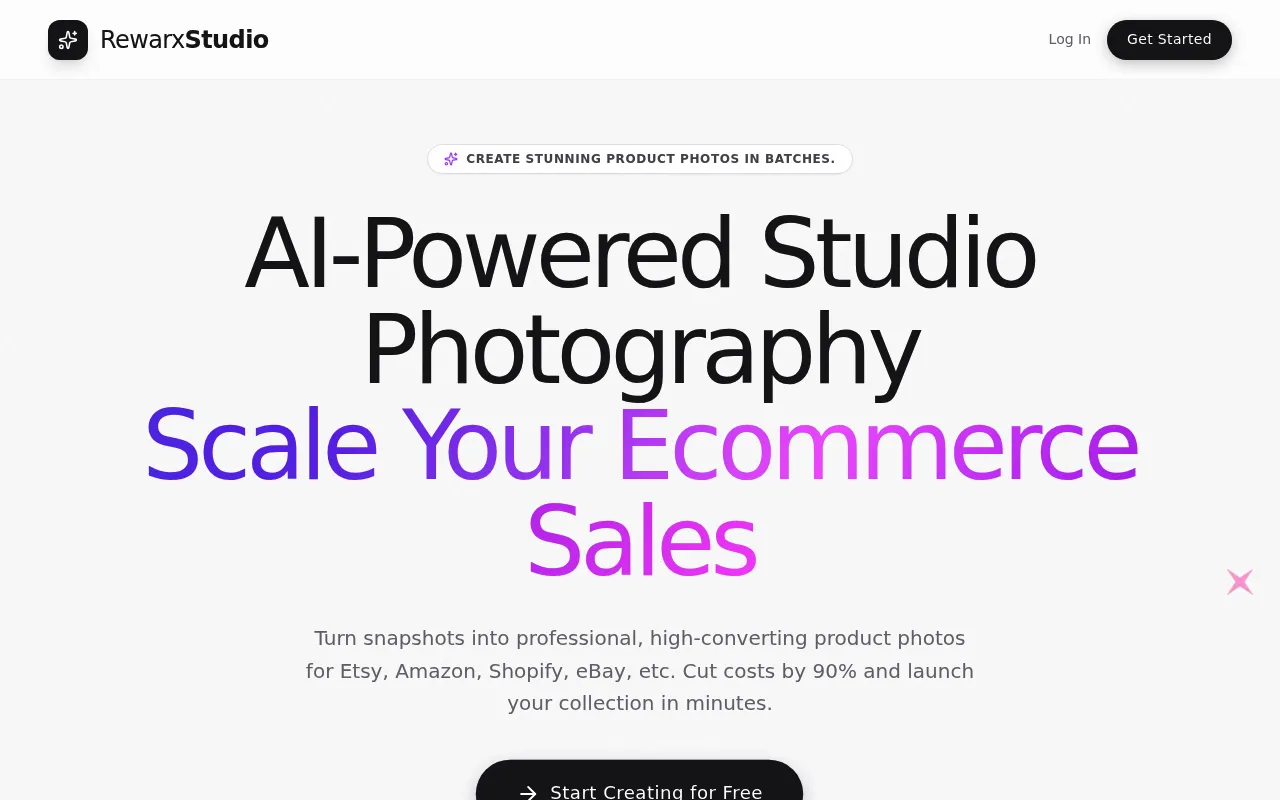 Rewarx Studio screenshot