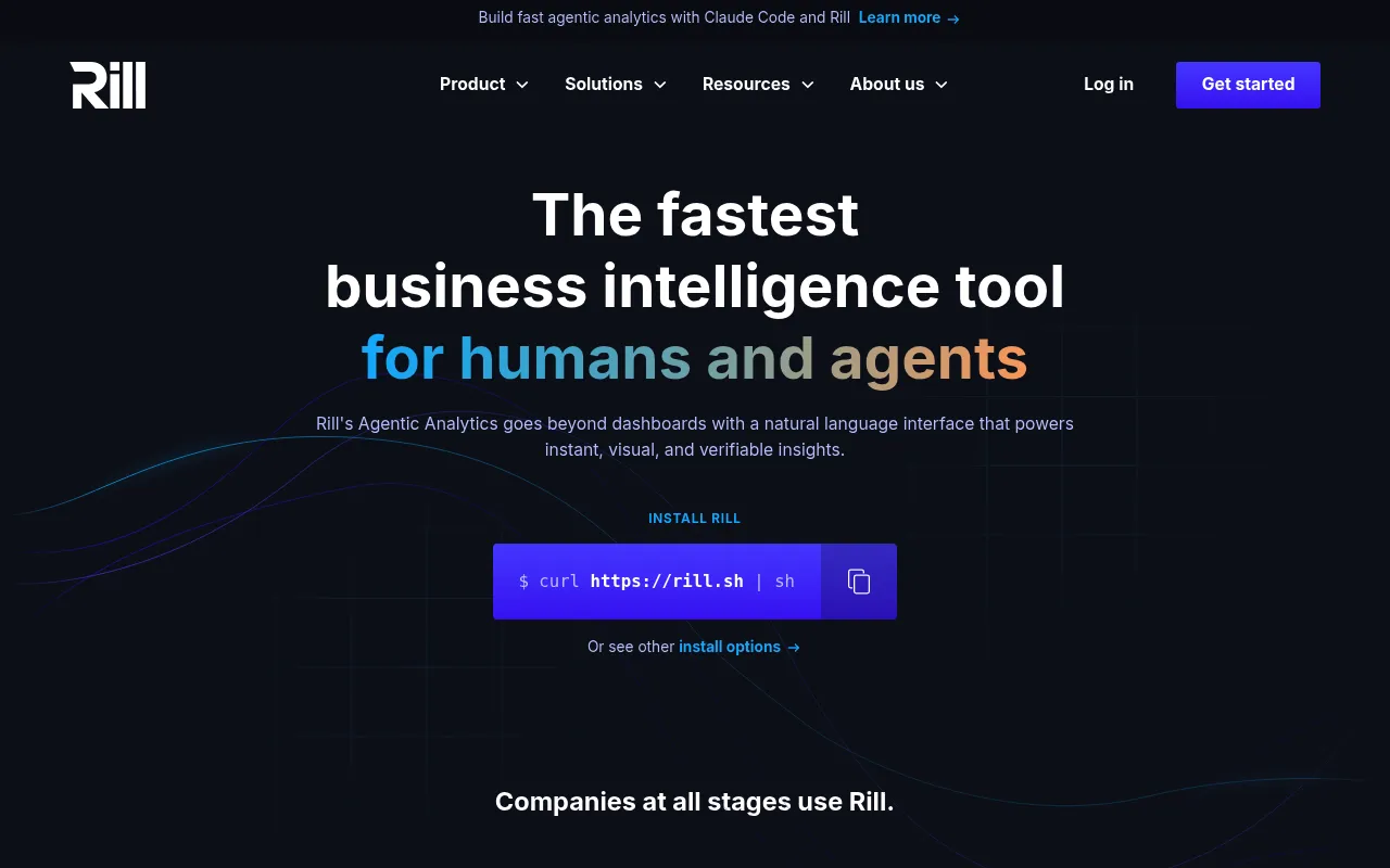 Rill screenshot