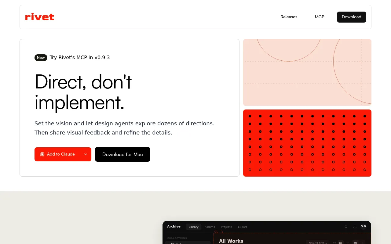 Rivet screenshot