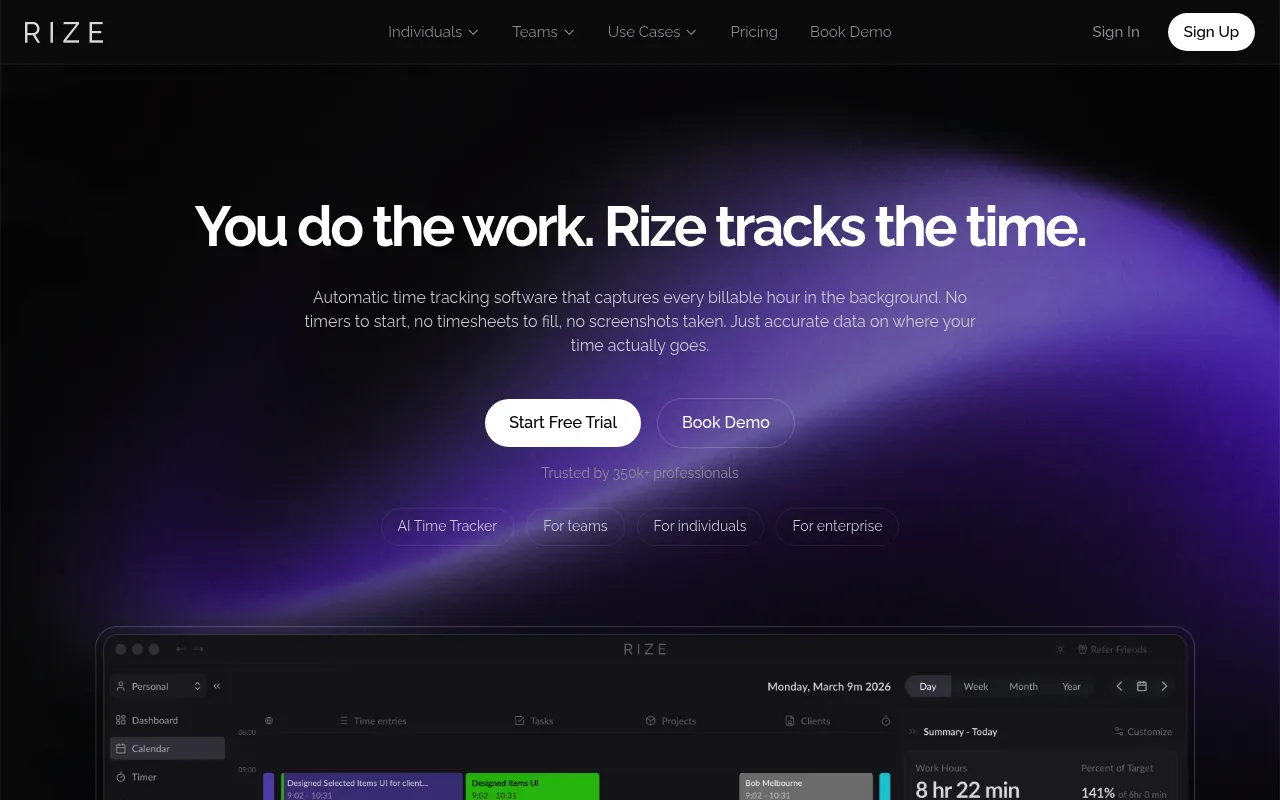 Rize screenshot