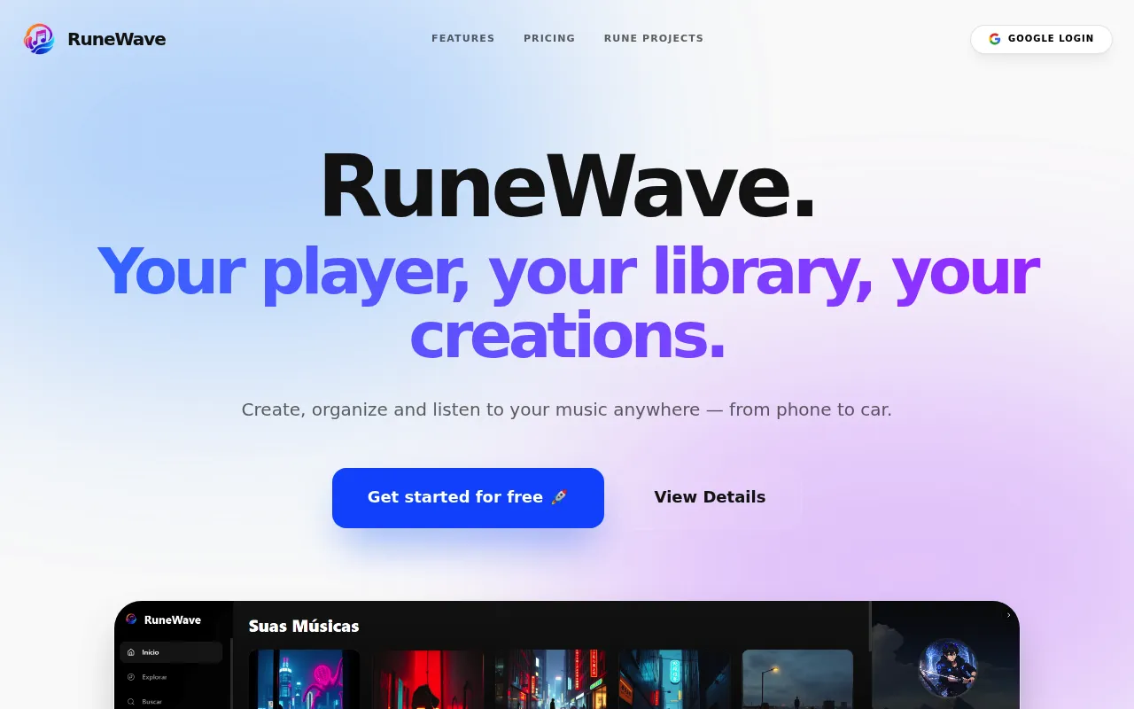 RuneWave screenshot