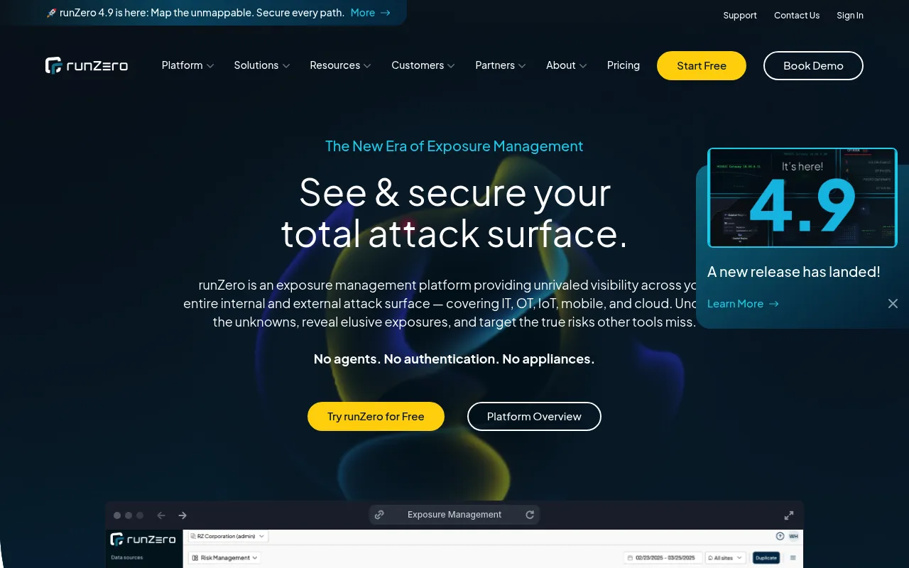 runZero screenshot