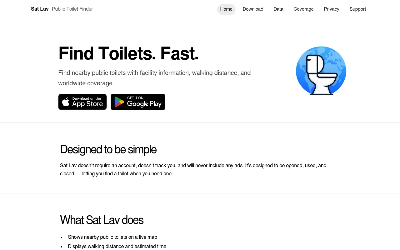 Sat Lav screenshot