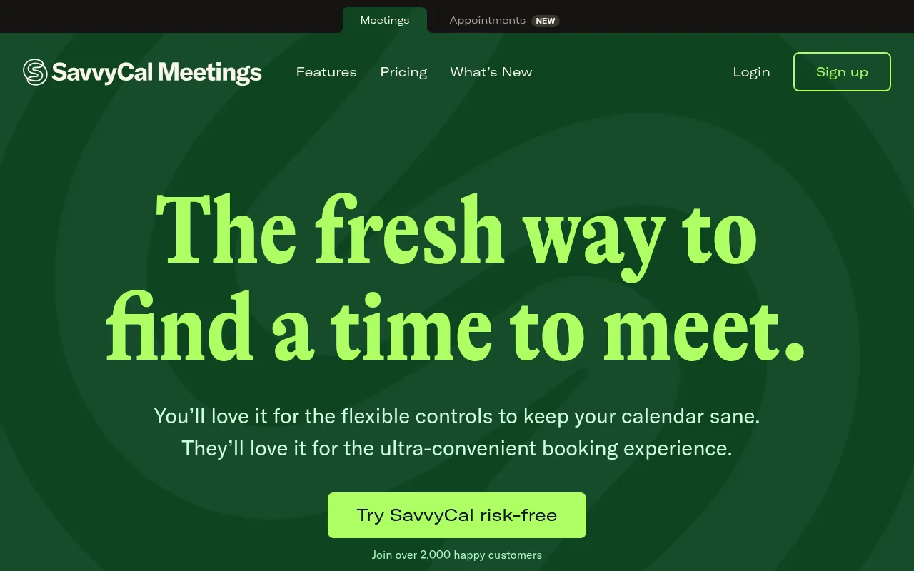 SavvyCal screenshot