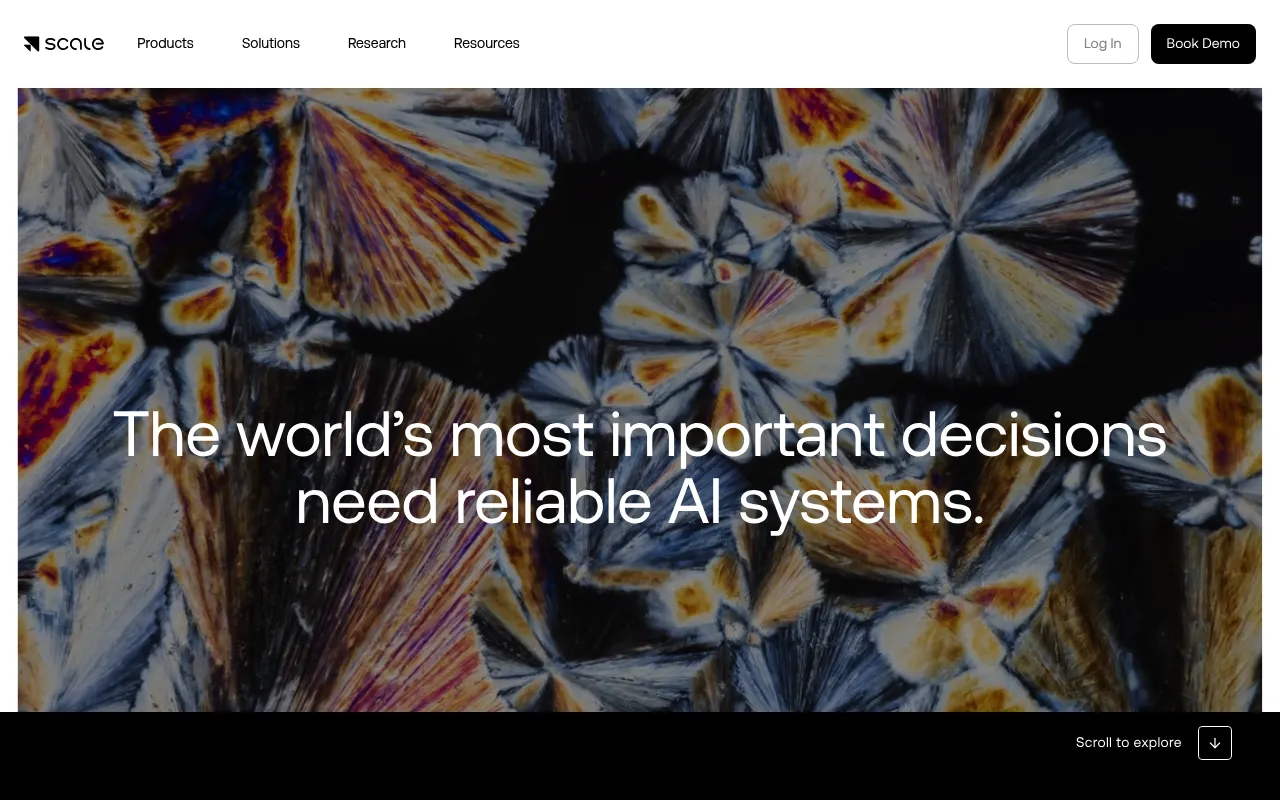 Scale AI screenshot
