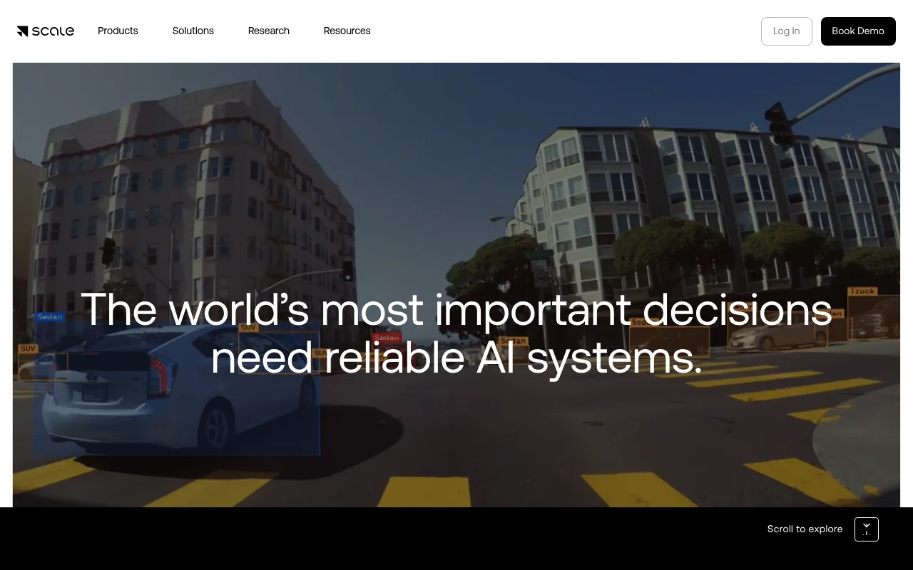 Scale AI screenshot
