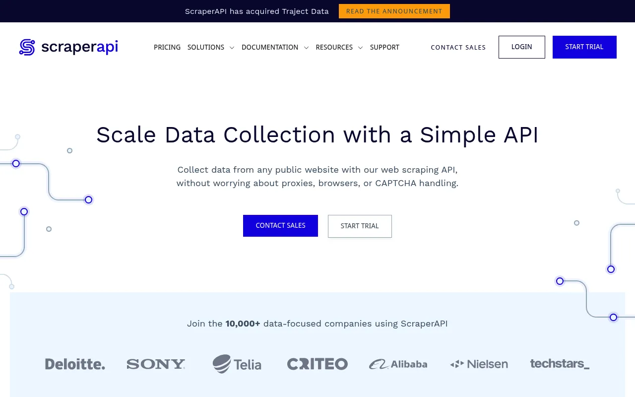 ScraperAPI screenshot