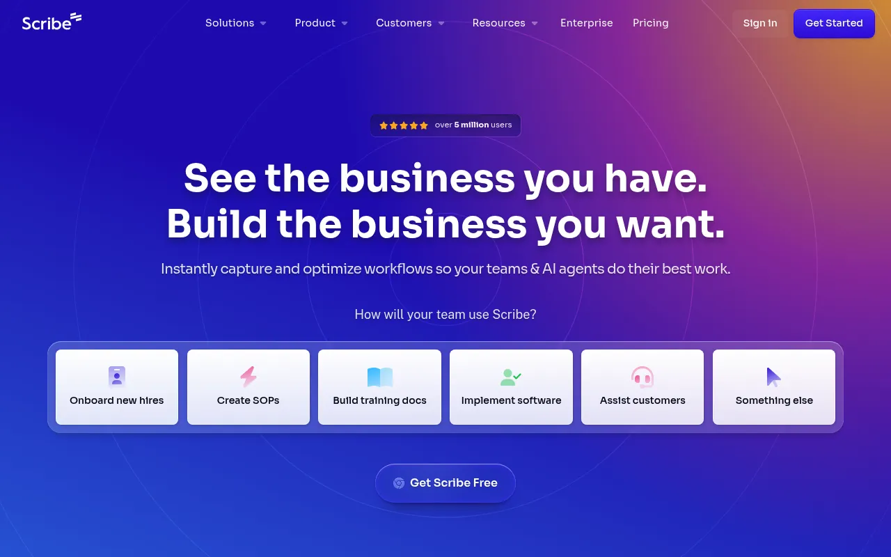 Scribe screenshot