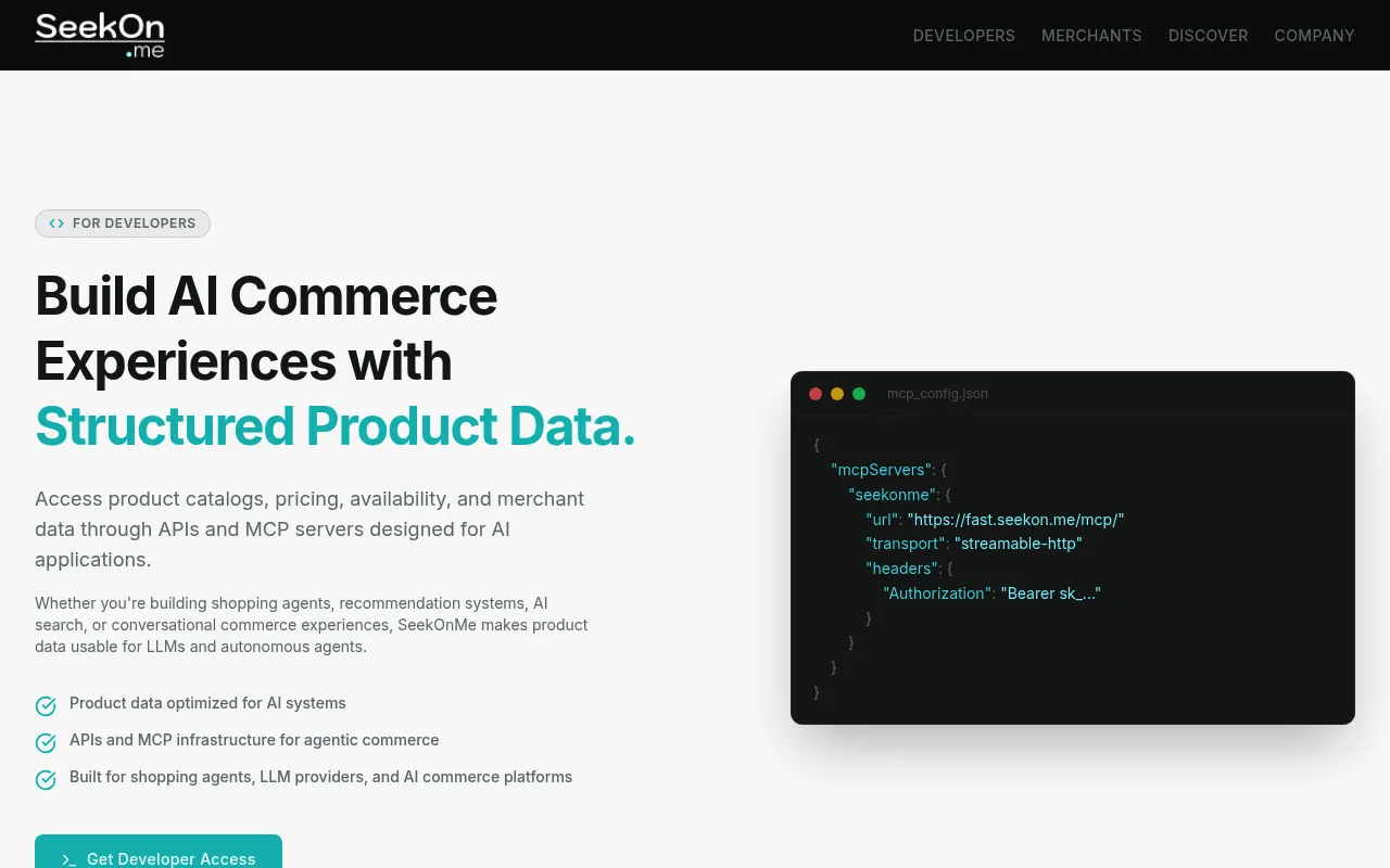 SeekOn.me screenshot