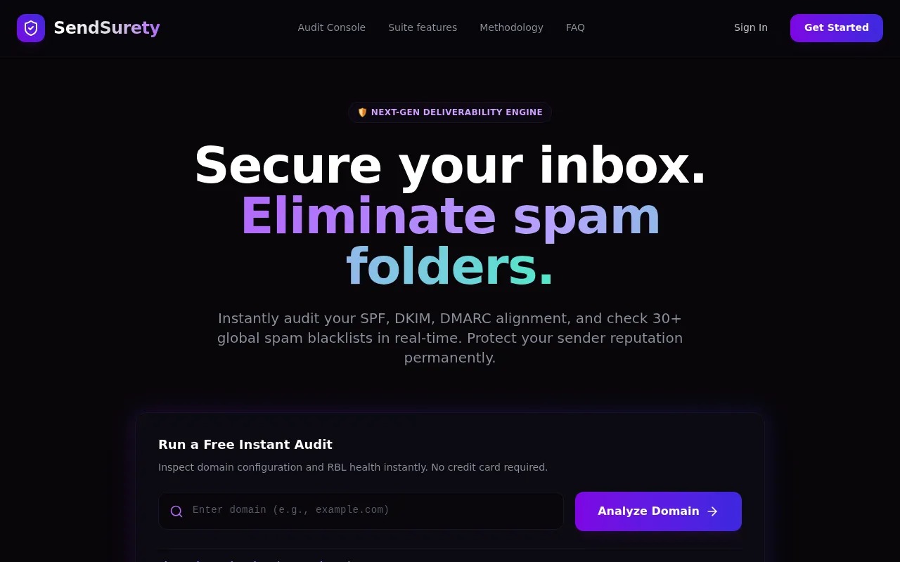 SendSurety screenshot