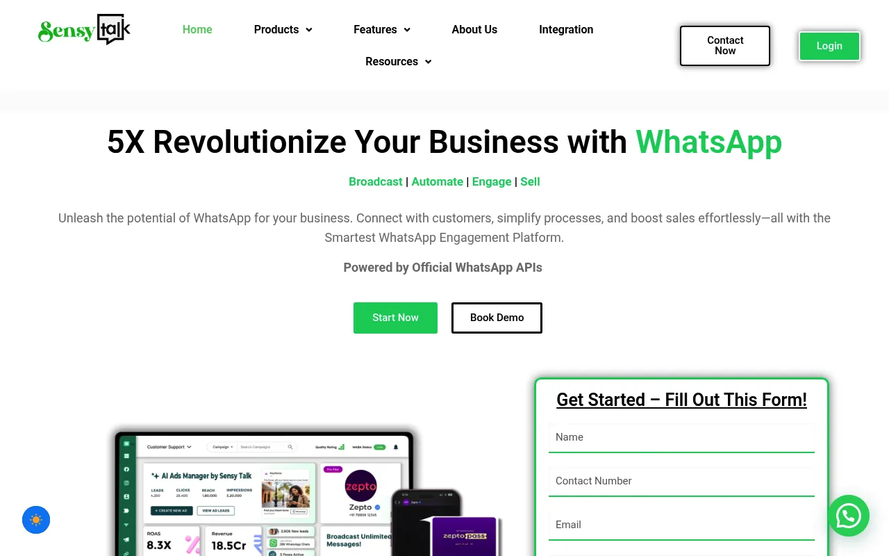 SensyTalk screenshot