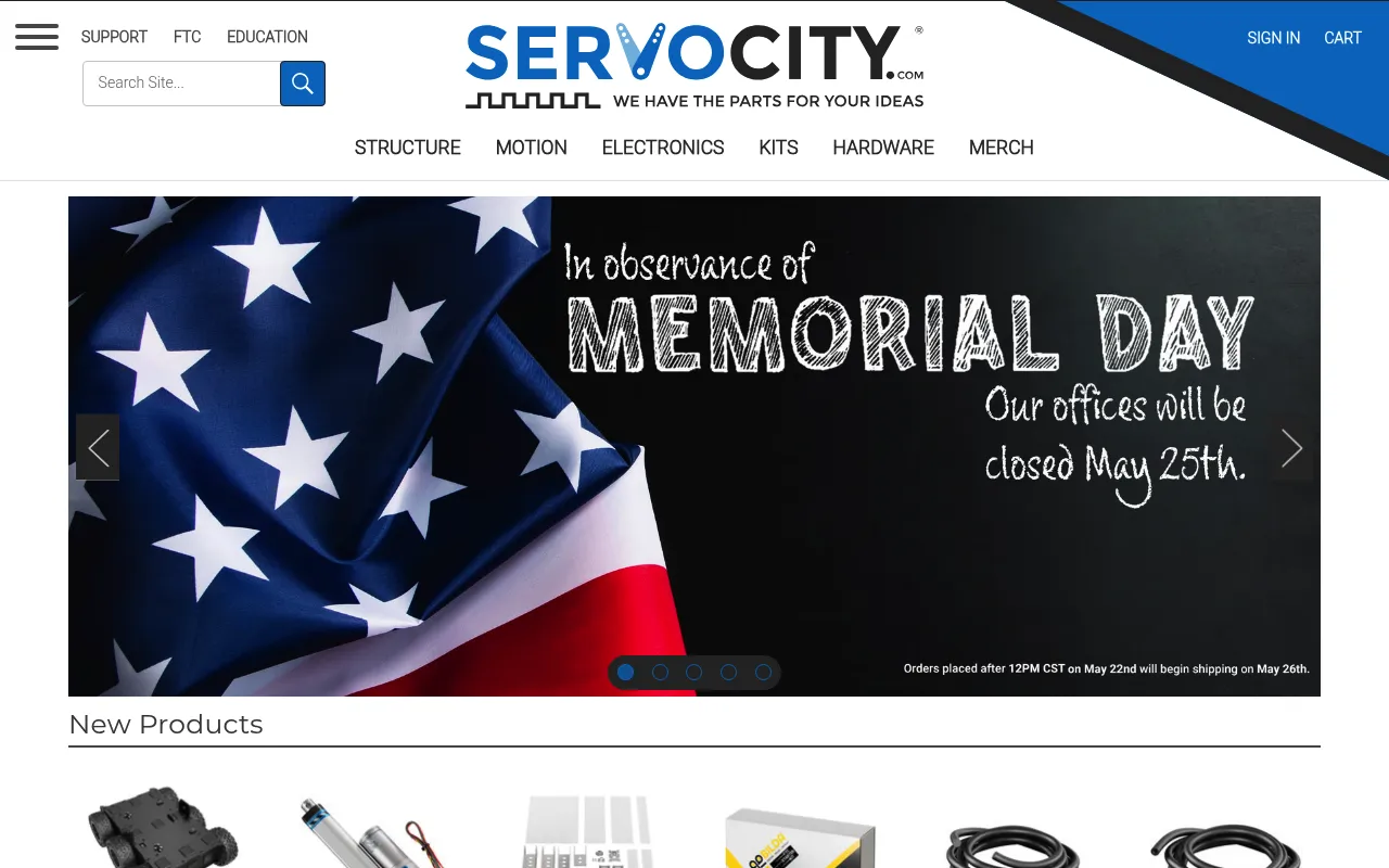 ServoCity screenshot