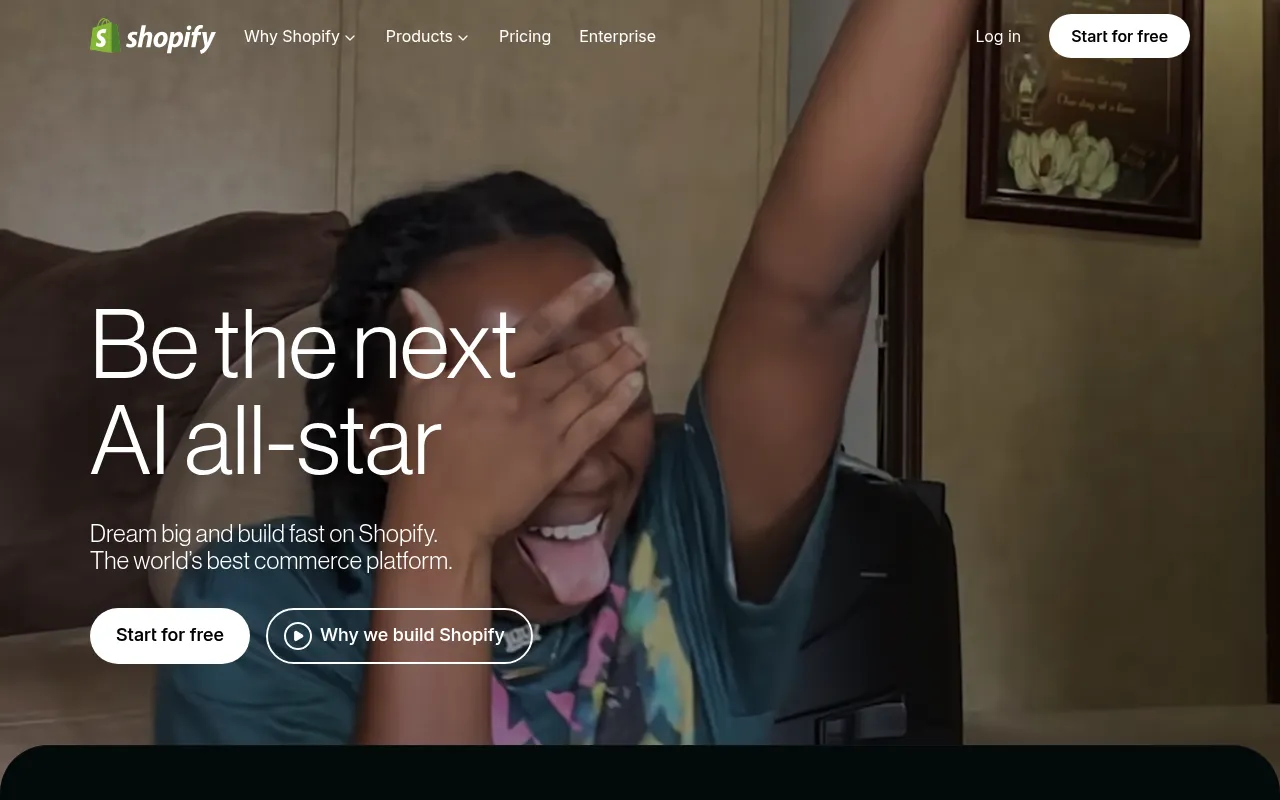 Shopify screenshot