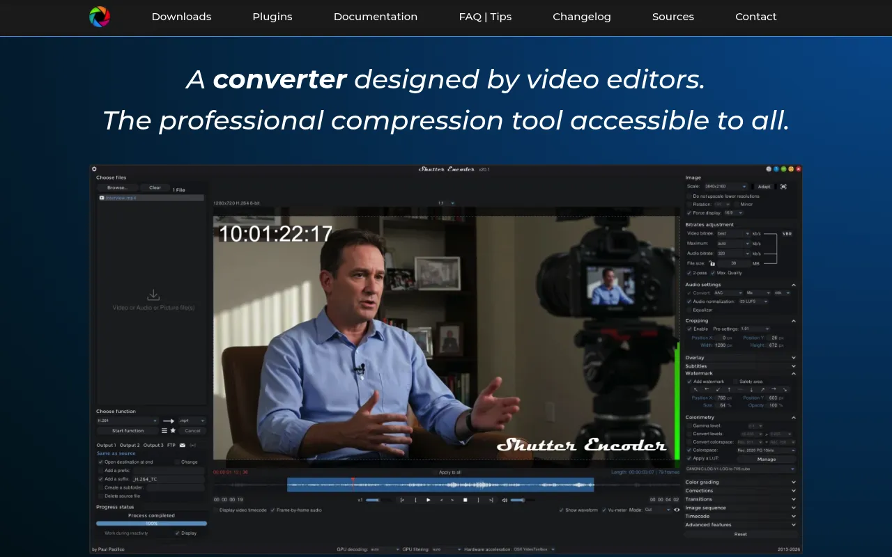 Shutter Encoder screenshot