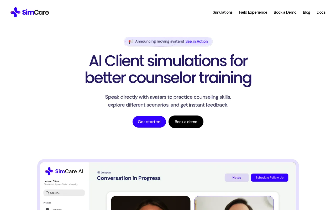 SimCare screenshot
