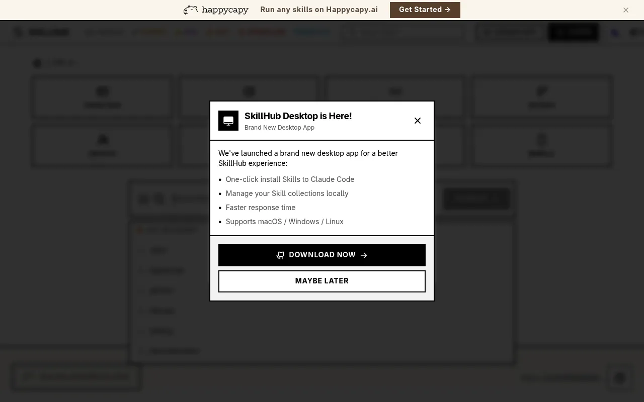 SkillHub screenshot