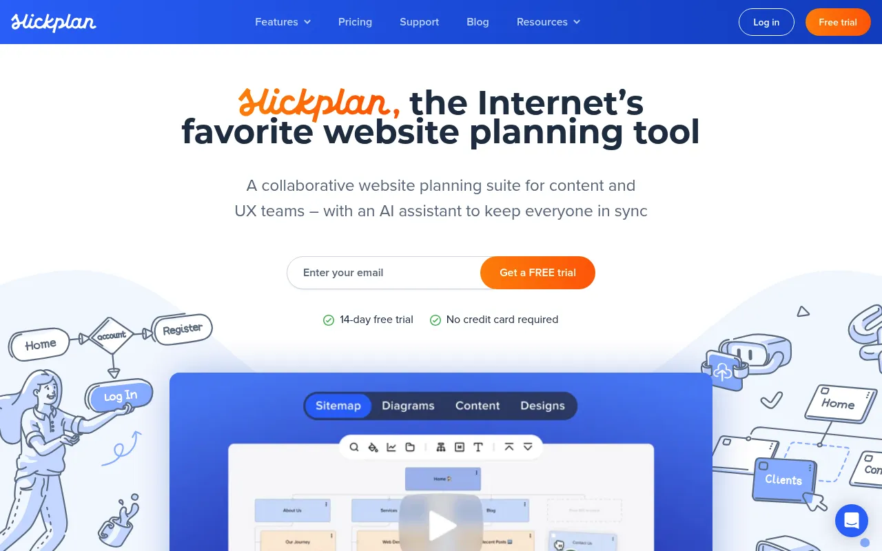 Slickplan screenshot