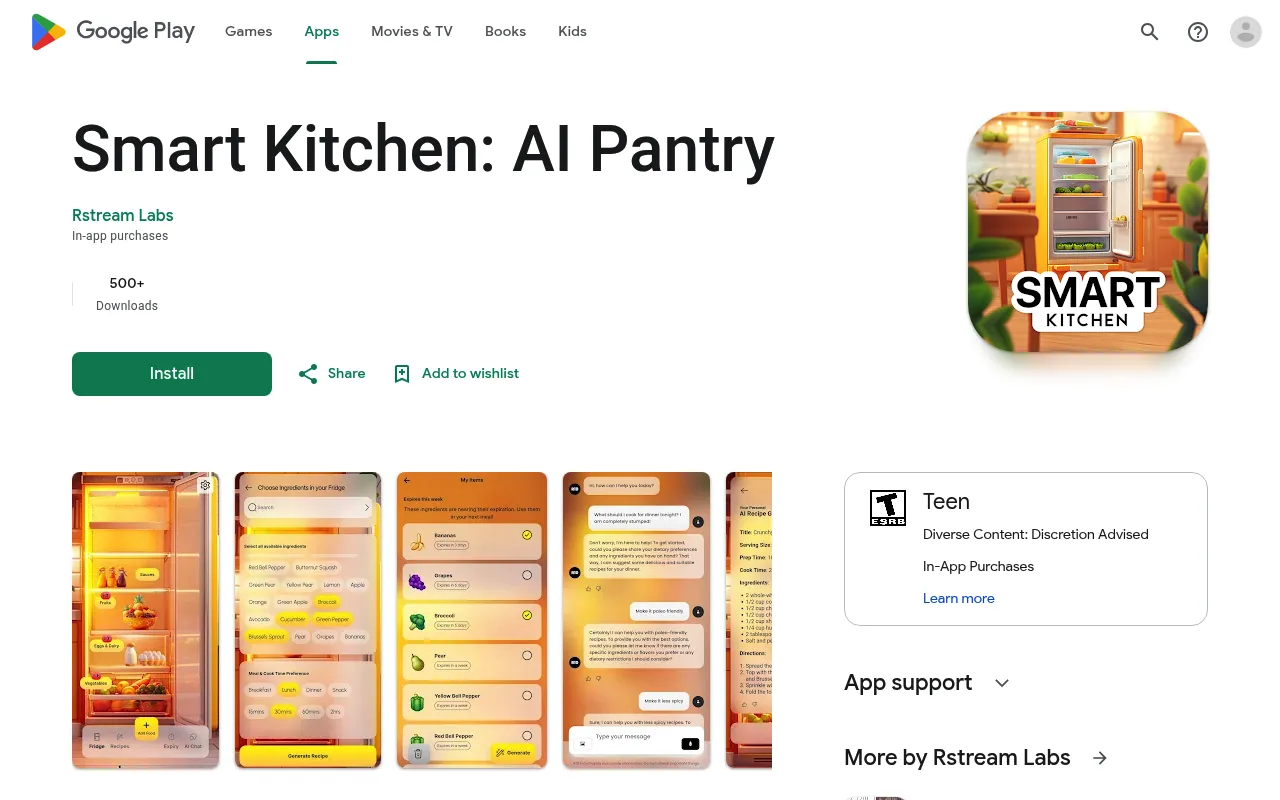 Smart Kitchen: AI Pantry screenshot