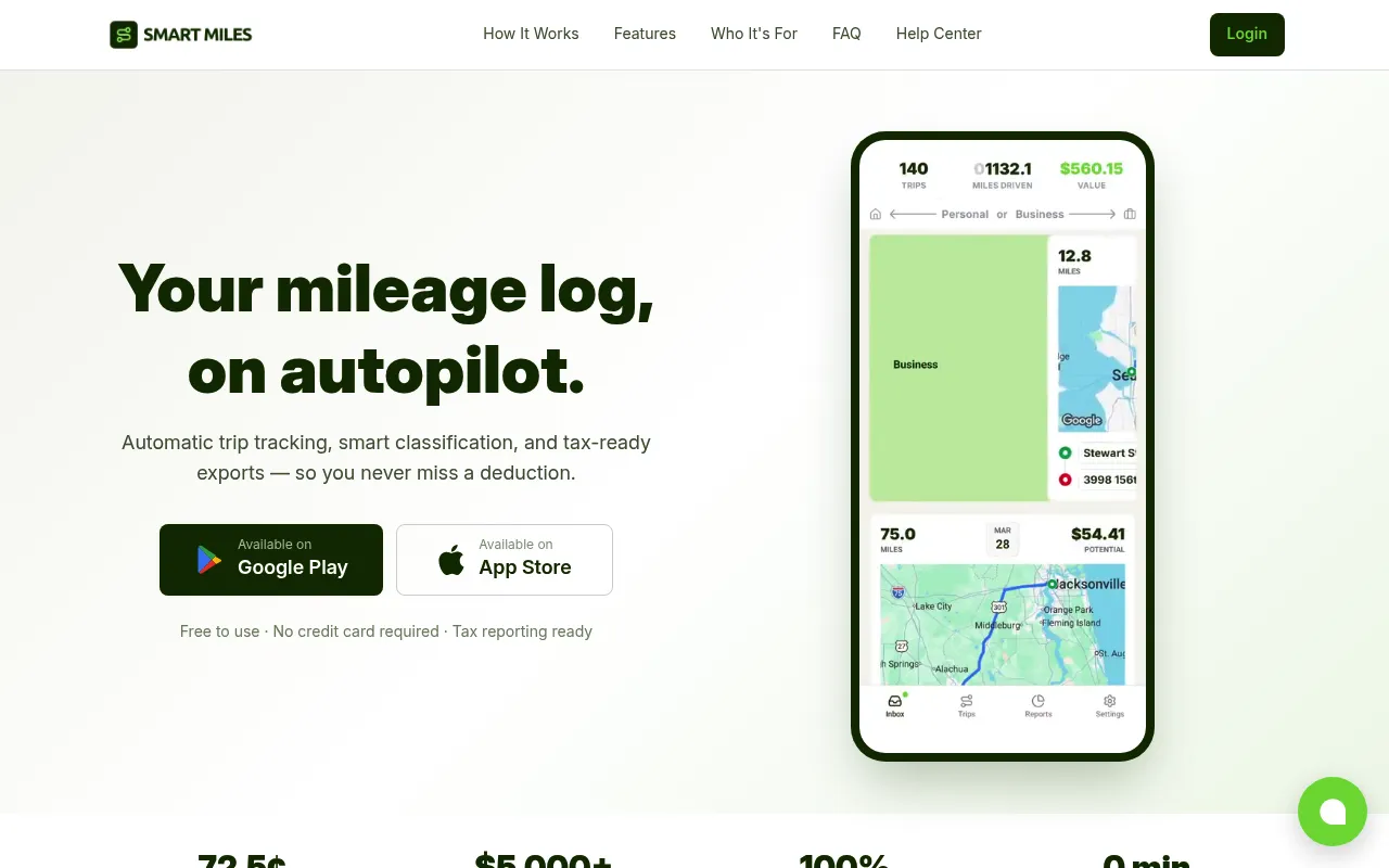 Smart Miles screenshot