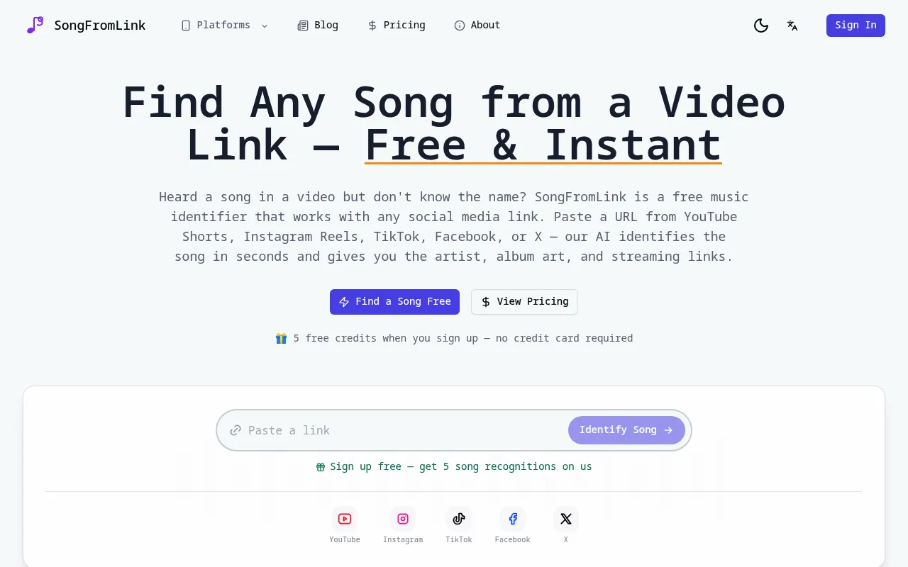 SongFromLink screenshot