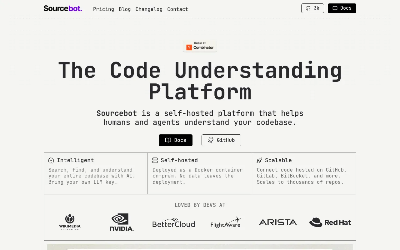 Sourcebot screenshot