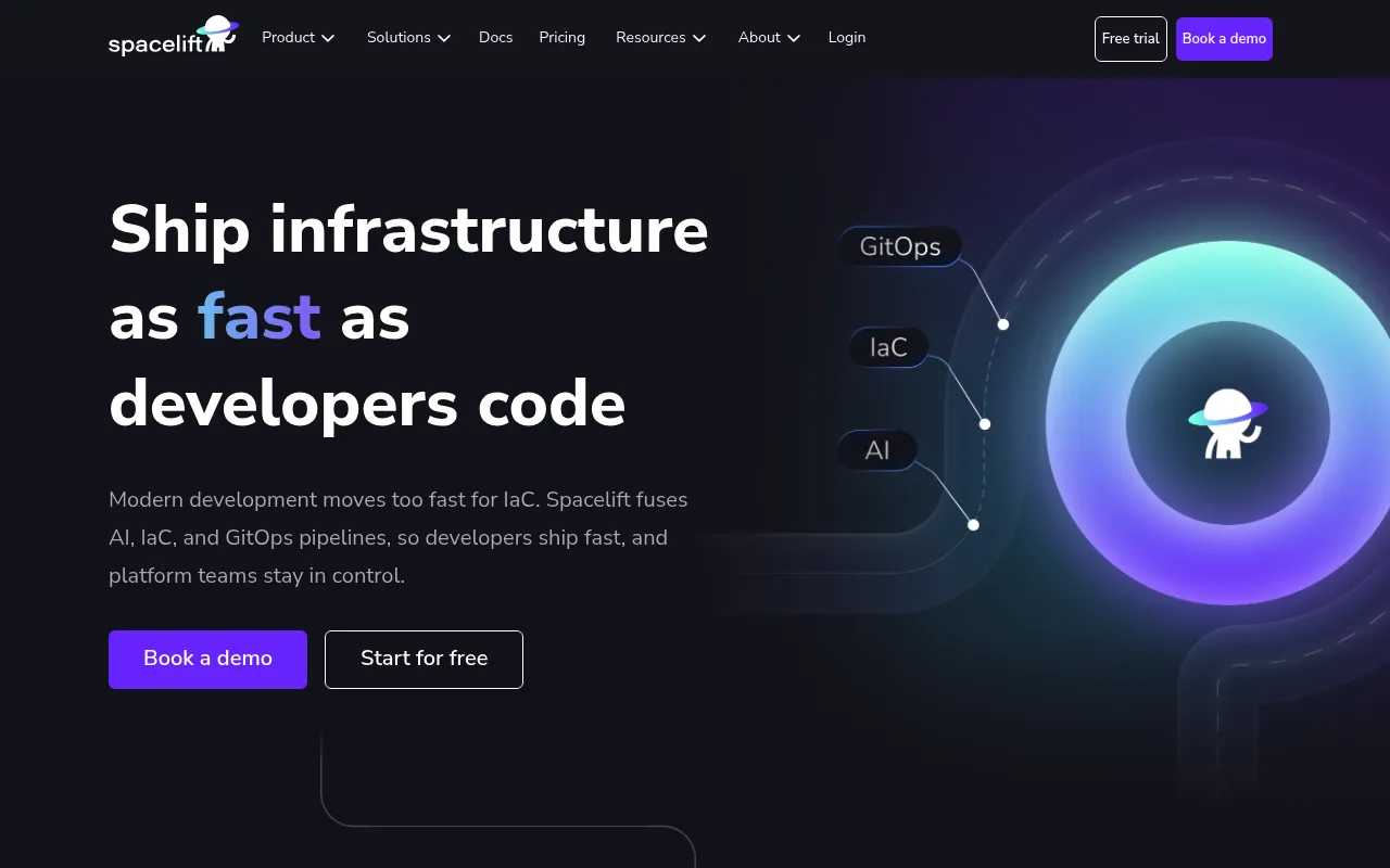 Spacelift screenshot