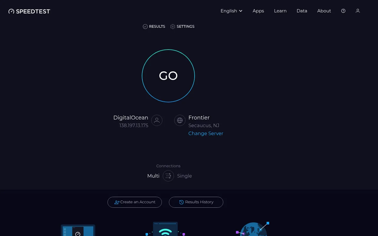 Speedtest by Ookla screenshot