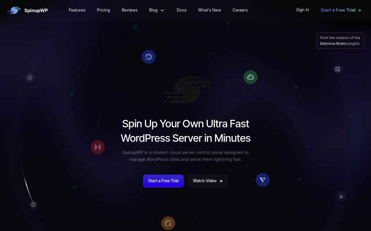 SpinupWP screenshot