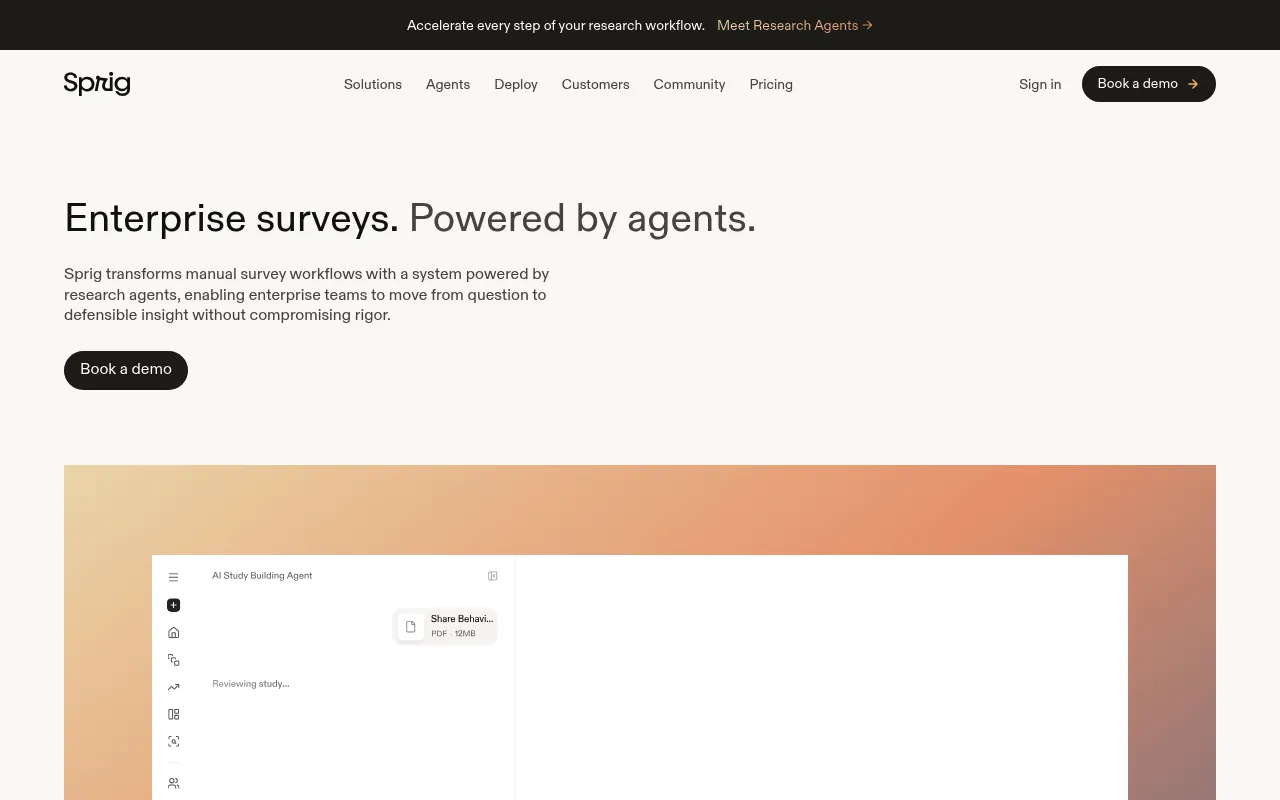Sprig screenshot