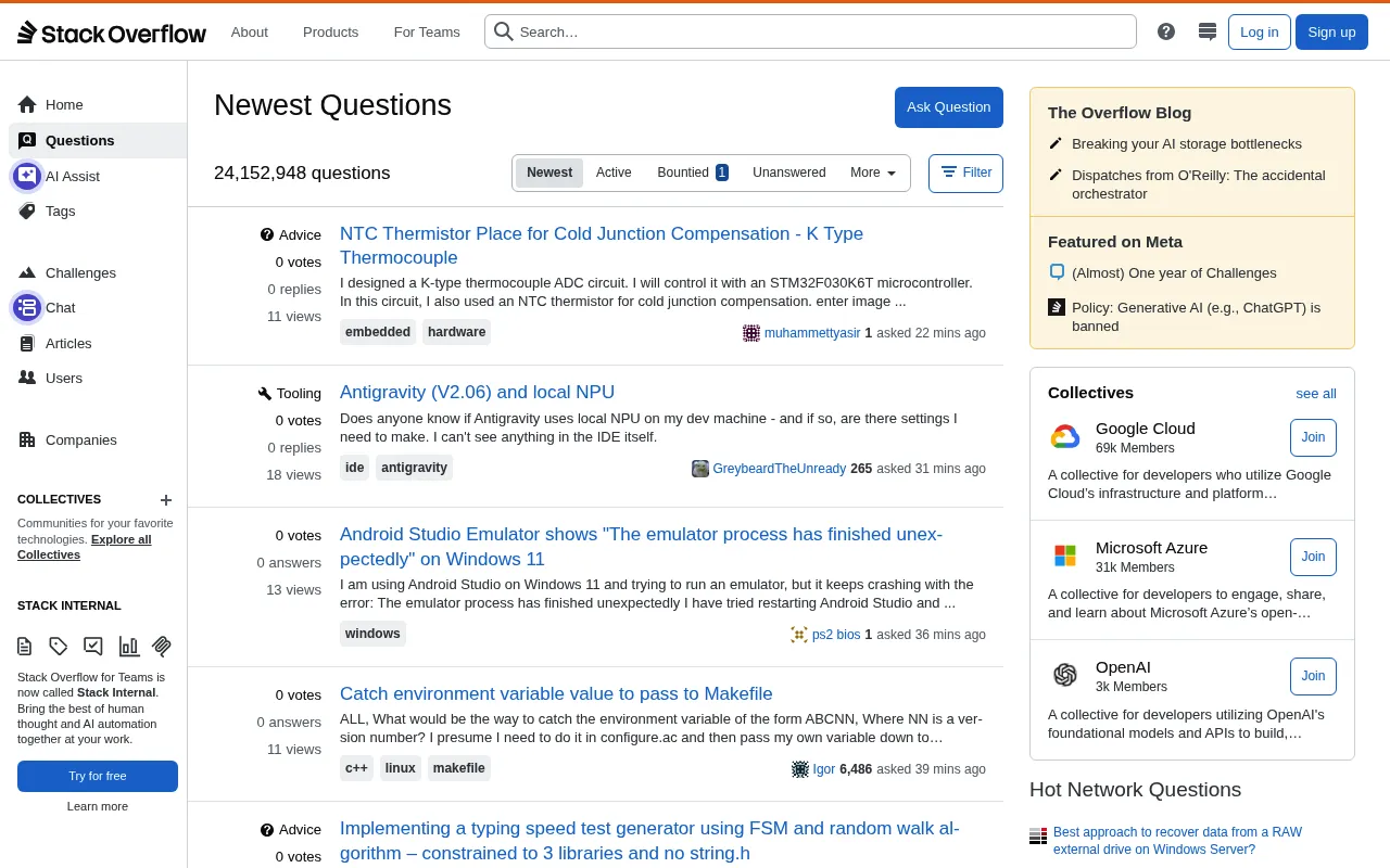 Stack Overflow screenshot