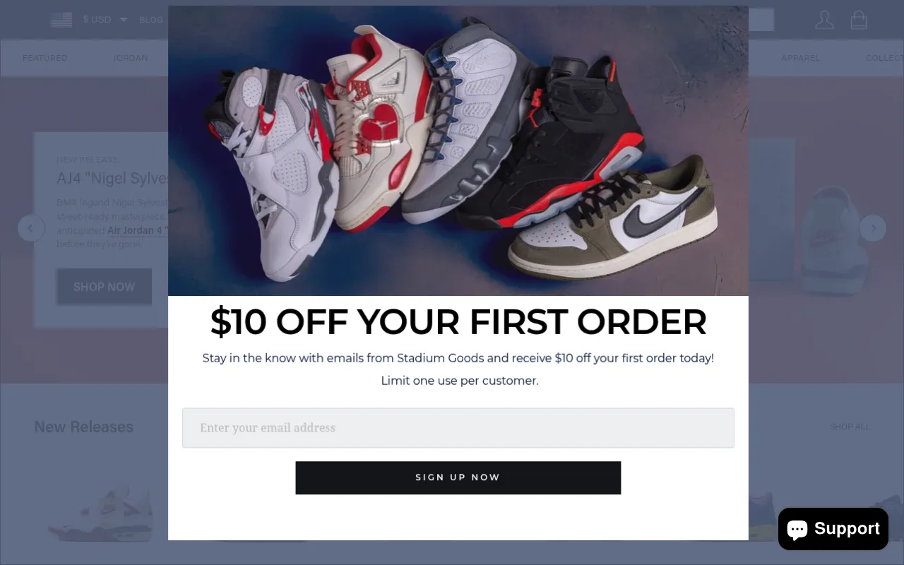 Stadium Goods screenshot