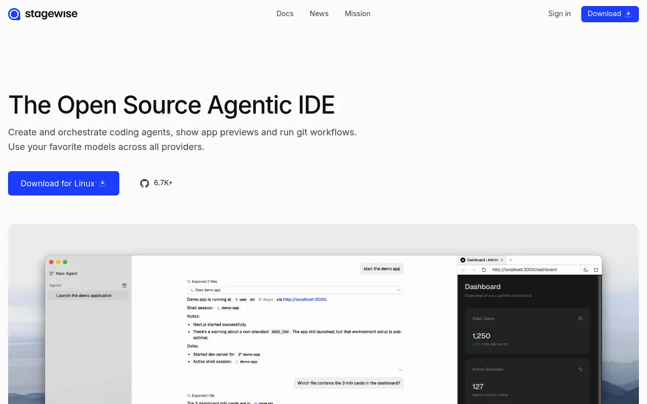 stagewise screenshot