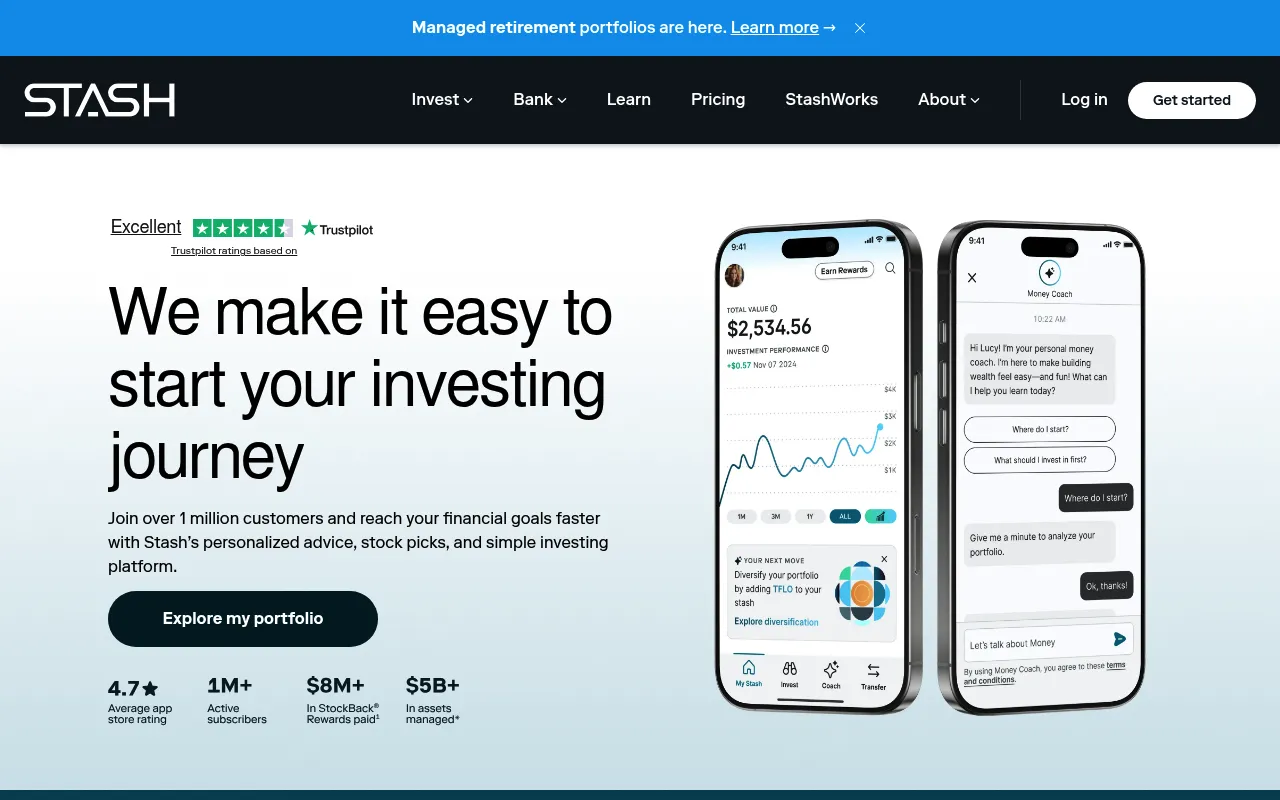 Stash screenshot