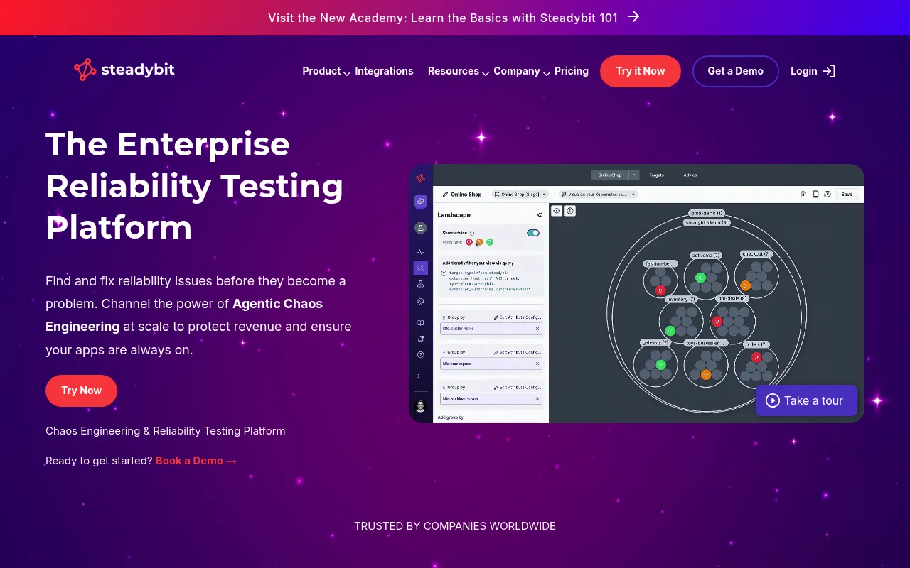 Steadybit screenshot