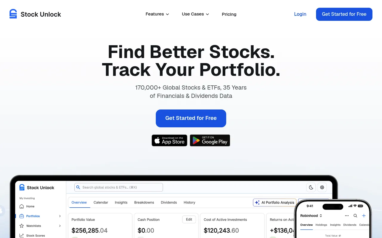 Stock Unlock screenshot