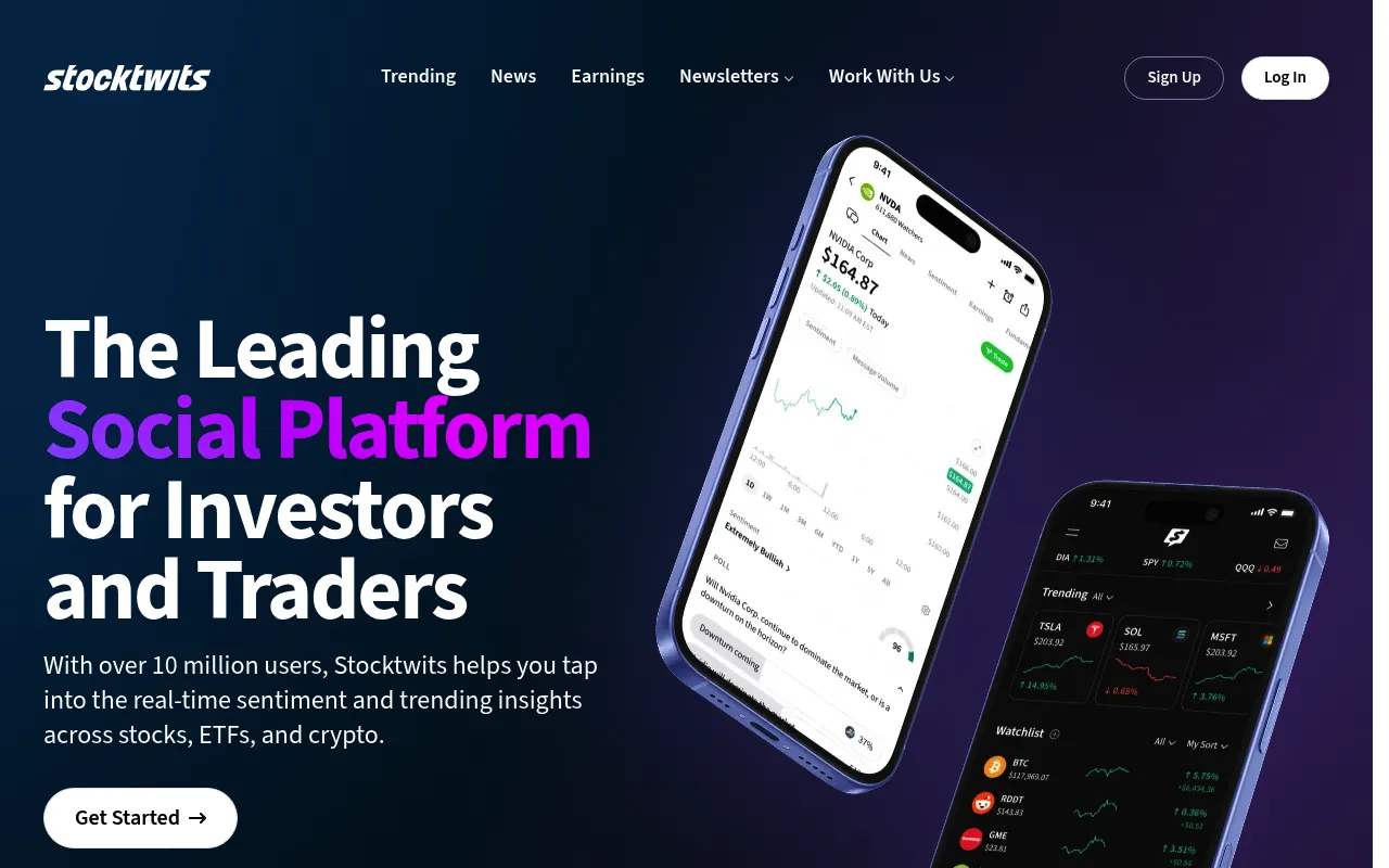 Stocktwits screenshot