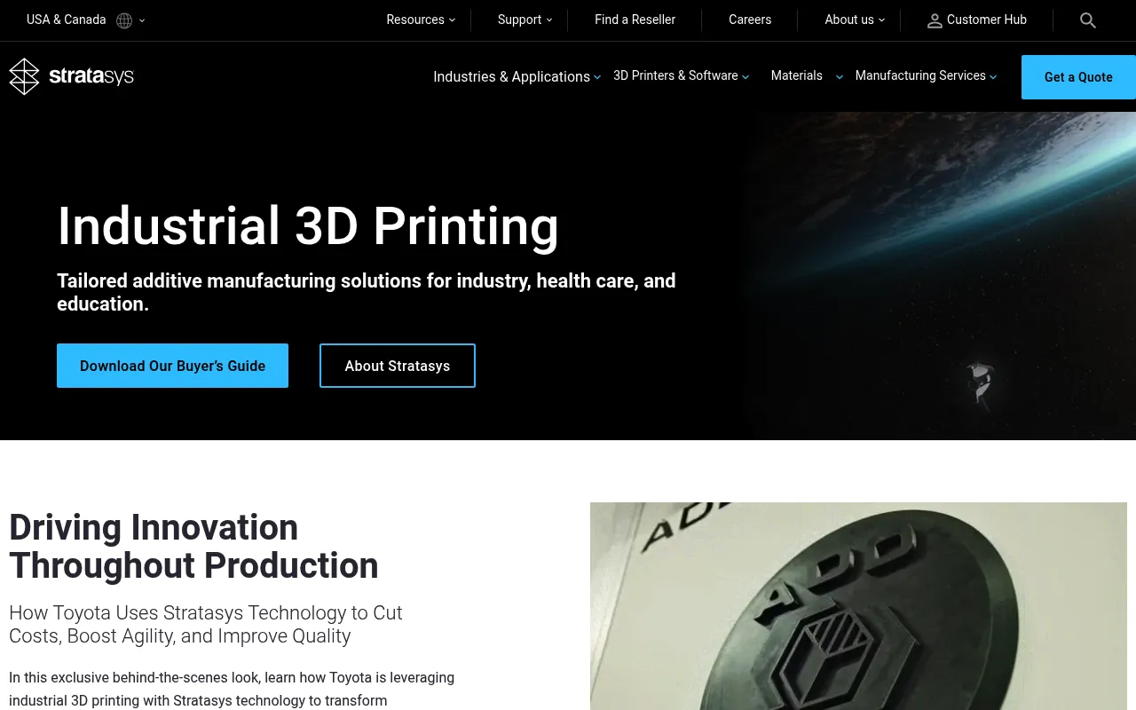 Stratasys screenshot