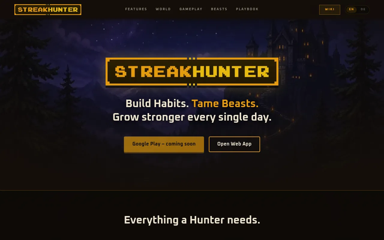 Streakhunter screenshot