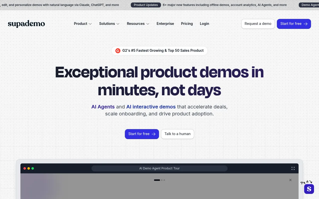 Supademo screenshot