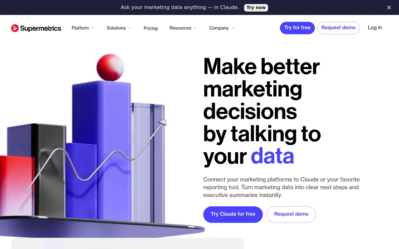 Supermetrics screenshot