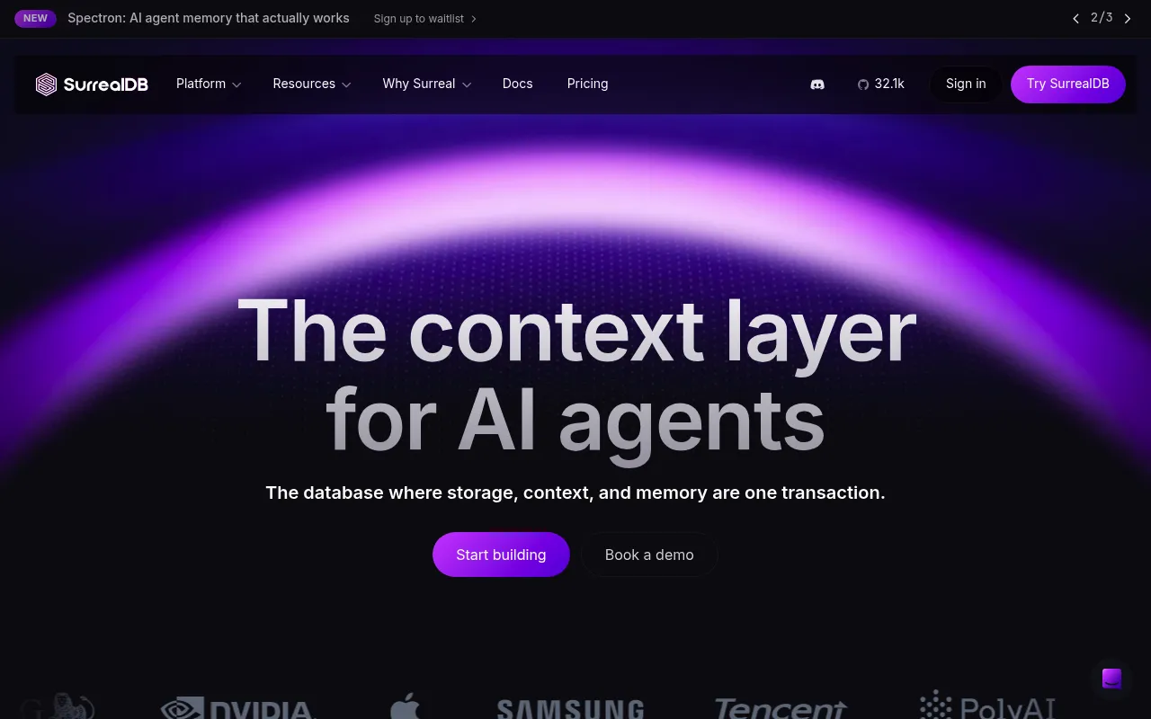 SurrealDB screenshot